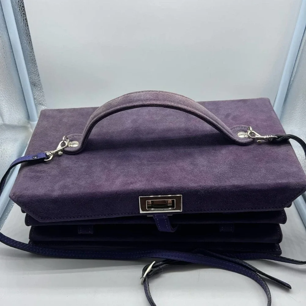 HESTER VAN EEGHEN women’s purple accordion limited edition purse from Amsterdam - Picture 11 of 16